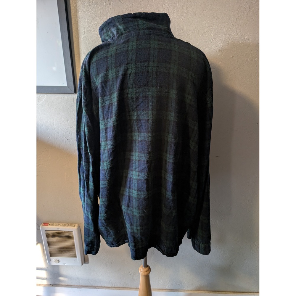 Mens L.L. Bean Plaid Flannel casual button down long sleeve plus size - Picture 2 of 3